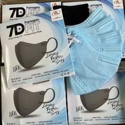 Thumbnail Famapro 7D FIT Khẩu trang y tế cao cấp kháng khuẩn 5 lớp (10 cái/ hộp) 3