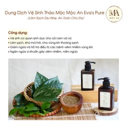 Thumbnail Dung Dịch Vệ Sinh Thảo Mộc Mộc An Eva's Pure Làm Sạch Dịu Nhẹ, An Toàn Cho Da 150ml 3