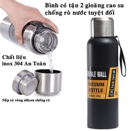 Thumbnail Bình Nước Giữ Nhiệt Cute 1000-1500ml Inox Giữ Nóng Lạnh 8-12 Tiếng Có Nắp Uống, Lưới Lọc Bình Trà, Ly Nước Hãng Amalife 4