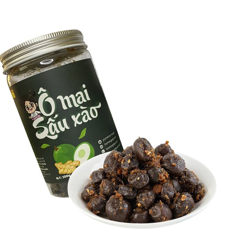 Ảnh Sấu xào gừng Trạm ngọt Yumi Ô mai xí muội cay ngọt ăn vặt thơm ngon 2