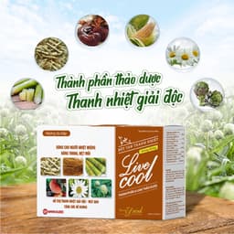 Thumbnail Bột tan thanh nhiệt Livecool Nam Dược không đường hộp 10 gói x7g hỗ trợ giảm nhiệt miệng, nóng trong 4