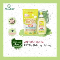 Thumbnail Chai dung dịch rửa bình sữa và rau quả chiết xuất từ dầu cọ combi dung tích 300ml 4