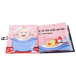 Thumbnail Bộ Sách vải Lalala baby Song Ngữ Bé Yêu Thích Nhất [Tủ Sách Shop Bố Ken] 4