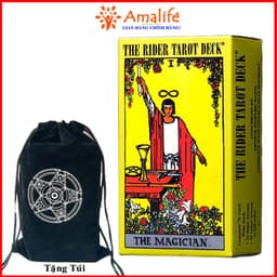 Thumbnail Bộ Bài Bói Tarot 78 The Rider Waite Deck Chính Hãng Amalife Cỡ To – Tặng Kèm Túi Đựng Bài Bằng Vải Nhung 3