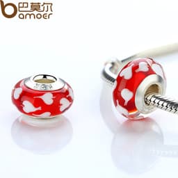 Thumbnail Hạt xỏ BAMOER bằng bạc thời trang để làm trang sức thủ công DIY 2