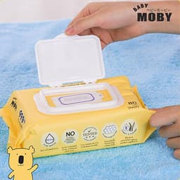 Thumbnail 5 Gói Khăn Ướt Tinh Khiết 99.9% Baby Moby 80 tờ 3