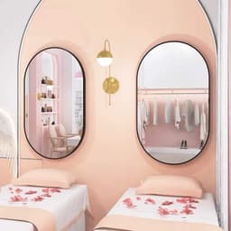 Thumbnail Gương nhà tắm hình bầu dục oval elip FENIO DECOR khung viền nhôm chống rỉ sét decor phòng ngủ nhà tắm xinh đẹp 3