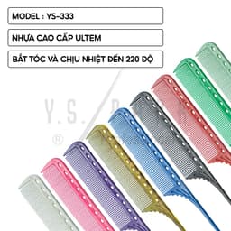 Thumbnail Lược chải hóa chất YS-101 đuôi nhọn chịu nhiệt cao cấp - Hàng chính hãng YS PARK Professional nhập khẩu từ Nhật Bản 3