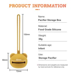 Thumbnail Hộp đựng núm ti ngậm mọc răng MAMIMAMIHOME bằng silicone tiện lợi cho bé 3