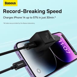 Thumbnail Củ sạc nhanh Baseus GaN USB Type C PD 30W thích hợp cho iPhone Xiaomi 3