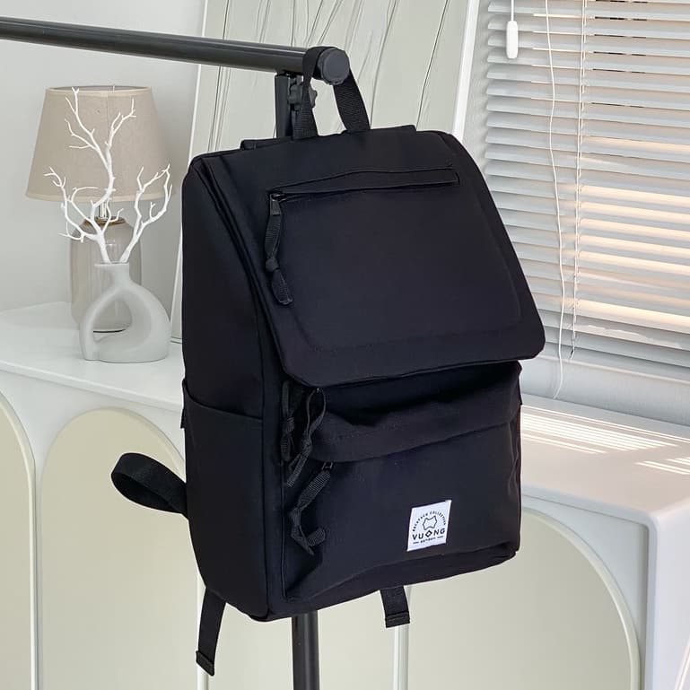 Ảnh Balo Vuông Shop®️ Brunch chất vải kháng nước để được laptop 15 inch và ôm lưng 2