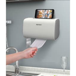 Thumbnail Hộp Đựng Giấy Vệ Sinh OENON - Chất Liệu Nhựa ABS Dán Tường Bền, Đẹp, Sang Trọng 2