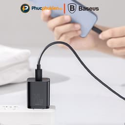 Thumbnail Bộ sạc nhanh 20w + Dây sạc nhanh 20w chính hãng Baseus Super Si sạc đầy 50% pin chỉ trong 30p Phúc Phụ Kiện 1
