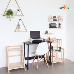 Thumbnail Kệ để bàn máy tính gỗ thông chữ U Behomes 3
