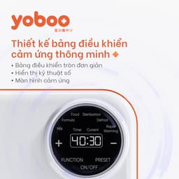 Thumbnail Máy hâm nóng sữa đôi điện tử Yoboo YB-0042 có 6 chức năng, điều khiển cảm ứng, hẹn giờ trước - Hàng chính hãng 3
