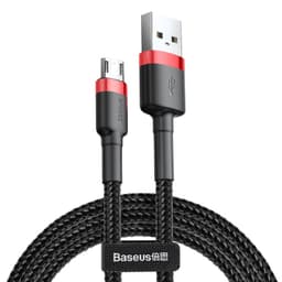 Thumbnail Cáp sạc Baseus Cafule Micro USB hỗ trợ cho các dòng Androi, sạc nhanh 2.4A/1.5A/2A dài 1m/2m/3m dây bọc dù chống đứt 1