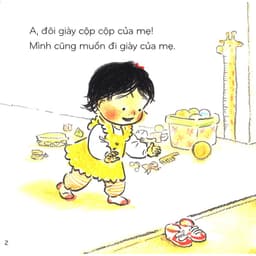 Thumbnail Sách - Con muốn đi giày của mẹ - Phát triển trí não sớm cho trẻ từ 0 đến 2 tuổi 4