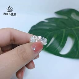 Thumbnail Nhẫn Kim Tiền Bạc Loại Trơn May Mắn Tài Lộc - Minh Canh Jewelry 4