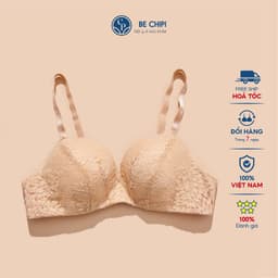 Thumbnail Áo Lót Không Gọng Đệm Vừa Mút Mềm Êm Ái Có Ren Màu Trơn By Bechipi AL0099 1