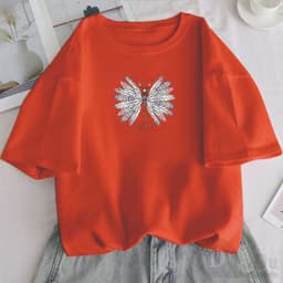 Thumbnail Áo Thun Tay Ngắn Dáng Rộng Plus Size Phong Cách Hàn Quốc  Áo Thun NgắN Tay DáNg Ôm ThờI Trang Cho Nữ 2