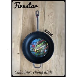 Thumbnail Chảo chống dính 3 đáy inox 430 Fivestar Standard -dùng được bếp từ- bh 5 năm(16cm/20cm/22cm/24cm/26cm/28cm/30cm/32cm) 2