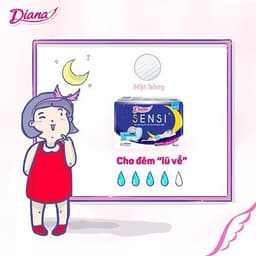 Thumbnail Bộ 6 băng vệ sinh Diana Sensi Cool Fresh siêu mỏng cánh gói 20 miếng 2