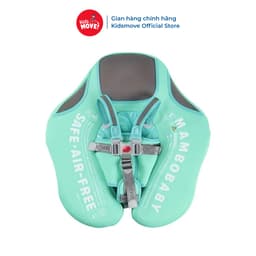 Thumbnail Phao bơi ngực Mambobaby cho bé sơ sinh 3 tháng 1 2 tuổi có mái che, không bơm hơi, chống lật, ruột đặc chính hãng 1