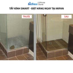 Thumbnail Nước Tẩy Rửa Cặn Canxi Trên Kính SMART TK - Vệ Sinh Sạch Cặn Bám Lâu Ngày Vách Kính Nhà Tắm, Gương - Loại Mạnh Nhất 1