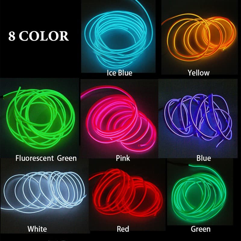 Ảnh Dây đèn LED LYMOYO 5m trang trí nội thất xe hơi đẹp mắt 4