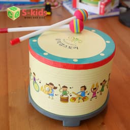 Thumbnail Đồ Chơi Gỗ S-Kids, Bộ Trống Gỗ Mặt Simili Cho Bé. 4