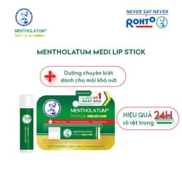 Thumbnail Son dưỡng môi chuyên biệt dành cho môi khô, nứt nẻ Mentholatum Medi Lip Stick 4.3g 1