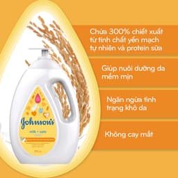 Thumbnail Sữa Tắm Johnson's Cho Bé Chứa Sữa Và Gạo 1000ml 2
