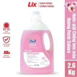 Thumbnail Nước giặt Lix nhiều mùi hương nhiều dung tích sạch khuẩn khử mùi thơm ngát hương hoa 3