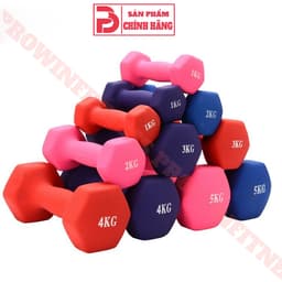 Thumbnail Tạ cầm tay lõi thép bọc cao su Prowin Fitness cao cấp chuyên dụng tập gym yoga 1-3kg 1
