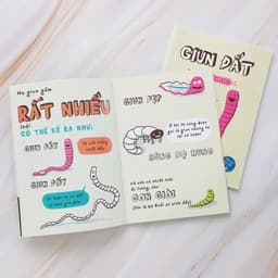 Thumbnail Sách - Những sinh vật í ẹ - Giun đất - Nhận biết con vật cho bé - Khoa học vui nhộn - Crabit Kidbooks 1