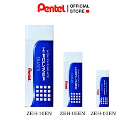 Thumbnail Gôm Tẩy Học Sinh Pentel Hi Polymer ZEH 3 Kích Cỡ Màu Trắng 3