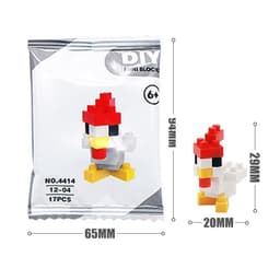 Thumbnail Đồ chơi lắp ghép mô hình LEQIAZHIXING DW1~7 phong cách động vật 2