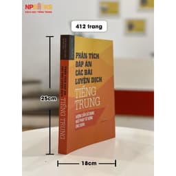 Thumbnail Sách - Phân tích đáp án các bài tập luyện dịch tiếng trung 1