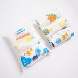 Thumbnail Bộ 3 Khăn Tắm BONNY Sợi Tre 1m1x1m2 Siêu Nhẹ, Mềm Mịn và Thấm Hút Tốt 2