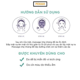 Thumbnail Hộp Mặt Nạ 5 Miếng Giúp Dưỡng Da Và Thấm Sâu PEKAH Healing Night Clearing Mask Pack 25ml/5sheets 4