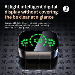 Thumbnail Tai nghe nhét tai không dây Vitog Yd03 Yd04 Tws 9D Bluetooth 5.3 tích hợp mi cờ rô giảm tiếng ồn màn hình 4