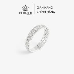 Thumbnail Nhẫn Kim Tiền Bạc Tài Lộc Đính Đá Viền - Minh Canh Jewelry 1