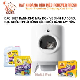 Thumbnail Cát Vệ Sinh Cao Cấp Cát Khoáng Dùng Cho Khay Vệ Sinh, Máy Vệ Sinh Cho Mèo 4Kg Siêu Vón Không Bụi HeLiPet 2