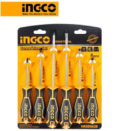 Thumbnail Bộ tuốc nơ vít 6 cây bằng thép CRV INGCO HKSD0628 2