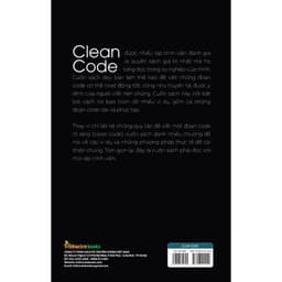 Thumbnail Sách Clean code - Mã sạch và con đường trở thành lập trình viên giỏi 2