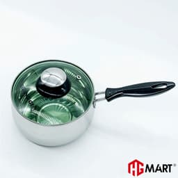 Thumbnail Nồi nấu cháo bột cho bé inox 304 1 đáy bếp từ nắp kính thương hiệu Hoàng Gia [Bảo Hành 12 Tháng] 4