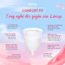 Thumbnail Cốc nguyệt san Lincup 0 chính hãng (25ml) - Nhập Khẩu Mỹ 4