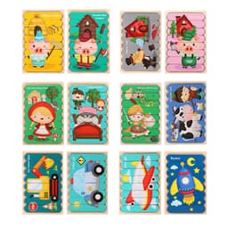 Thumbnail Đồ Chơi Montessori Benrikids Tranh Ghép Hình Que Kem Domino Bằng Gỗ 2 Trong 1 Cho Bé Phát Triển Trí Tuệ 2