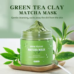 Thumbnail Mặt nạ đất sét trà xanh LIYALAN thành phần tự nhiên dưỡng ẩm giải độc hiệu quả 150g 2