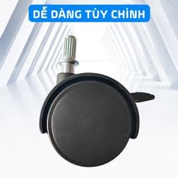 Thumbnail Bộ 4 bánh xe AVOHOME bằng nhựa nguyên khối, có chốt hãm chống trượt sử dụng cho sào phơi 3